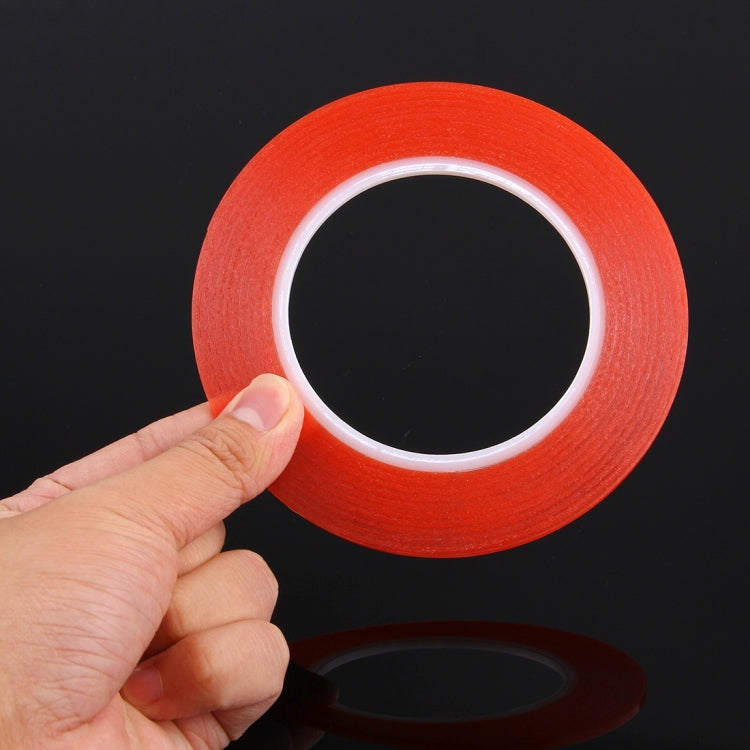 3mm Width Double Sided Adhesive Sticker Tape for iPhone / Samsung / HTC Mobile Phone Touch Panel Repair,  Length: 25m (Red)
