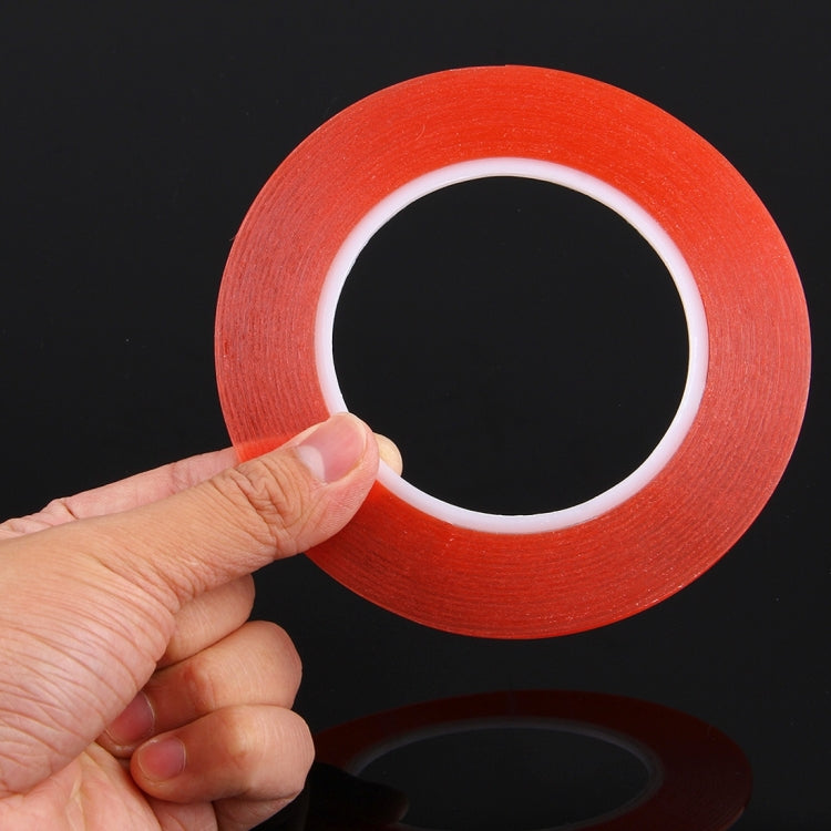 2mm Width Double Sided Adhesive Sticker Tape for iPhone / Samsung / HTC Mobile Phone Touch Panel Repair,  Length: 25m (Red)