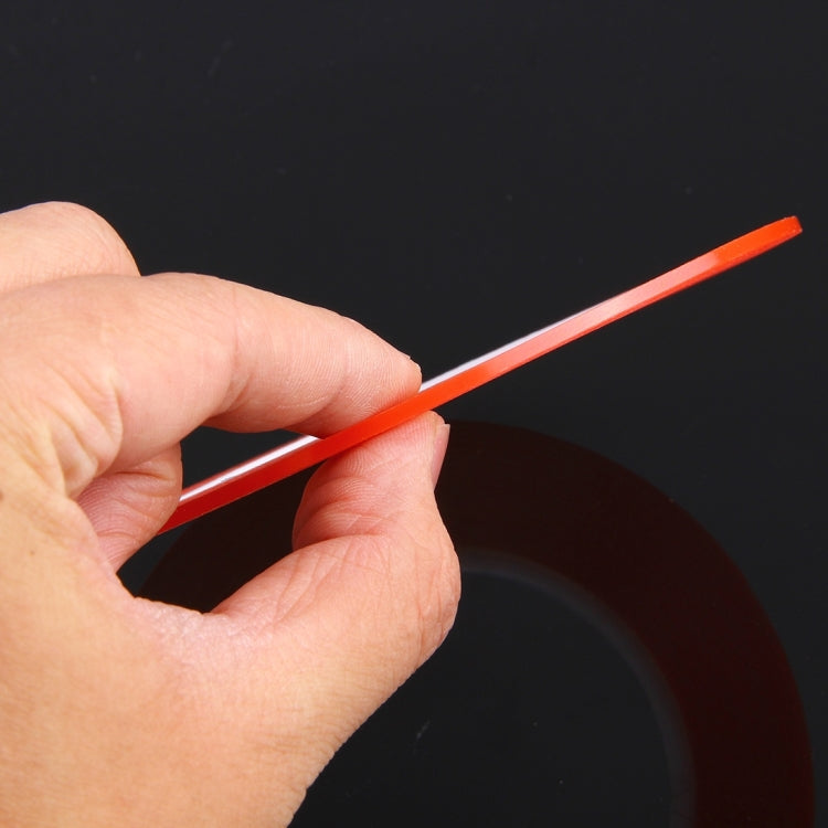 2mm Width Double Sided Adhesive Sticker Tape for iPhone / Samsung / HTC Mobile Phone Touch Panel Repair,  Length: 25m (Red)