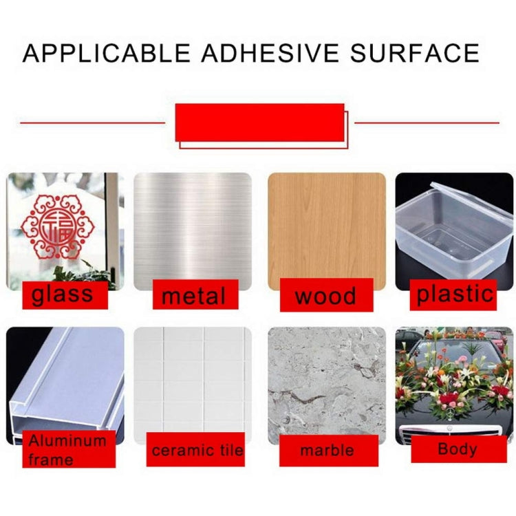 1mm Width Double Sided Adhesive Sticker Tape for iPhone / Samsung / HTC Mobile Phone Touch Panel Repair, Length: 25m