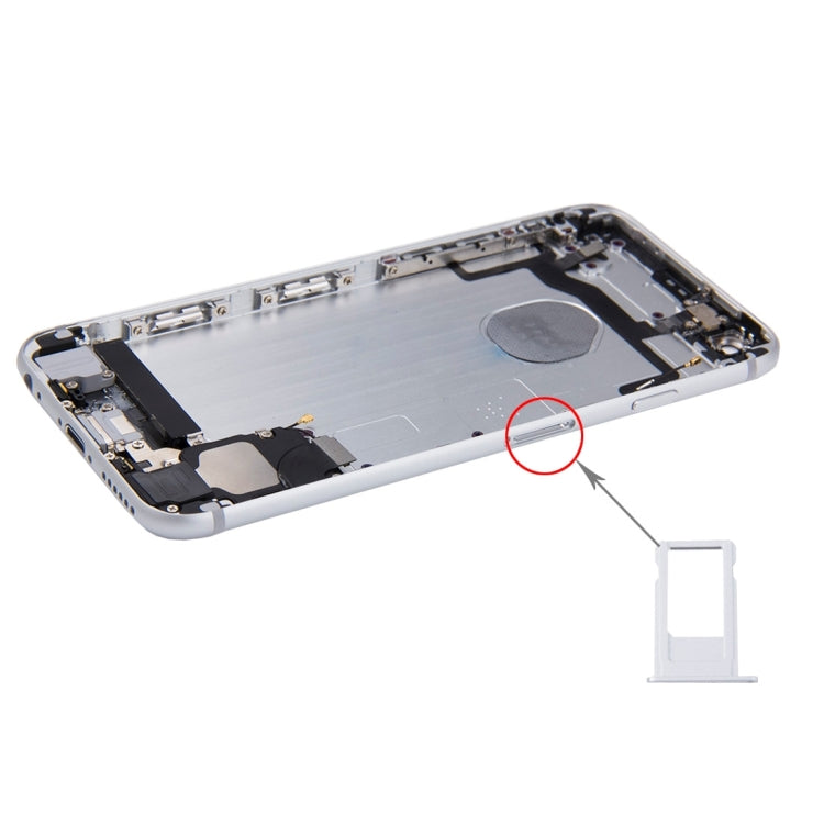 Battery Back Cover Assembly with Card Tray for iPhone 6s