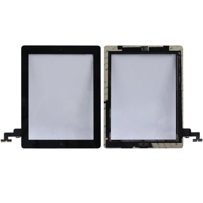 Touch Panel (Controller Button + Home Key Button PCB Membrane Flex Cable + Touch Panel Installation Adhesive) for iPad 2 / A1395 / A1396 / A1397