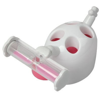 Cute Cartoon Creative Hourglass Toothbrush Stand (Random Color Delivery)