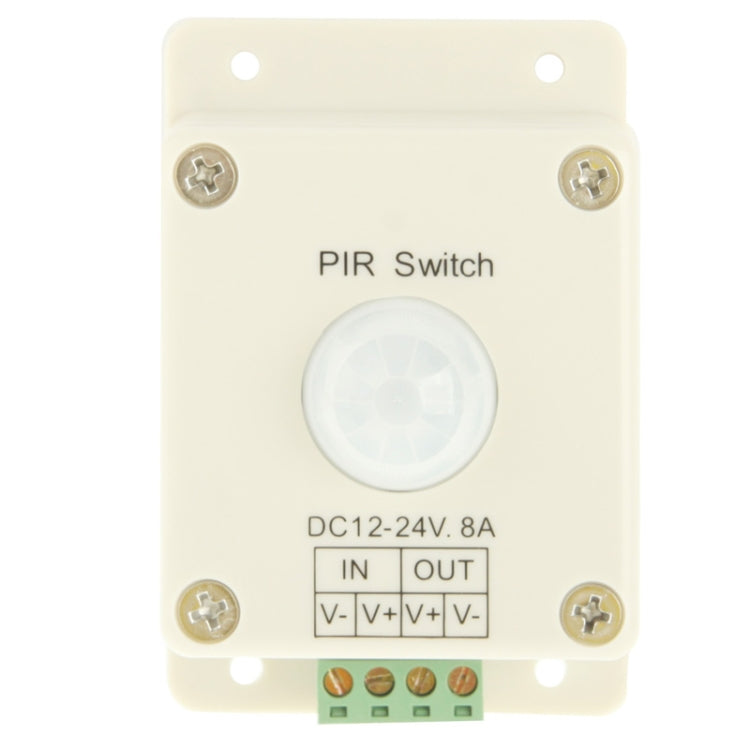 DC 12V-24V 8A PIR Switch Infrared Controller Motion Sensor Switch for LED Light
