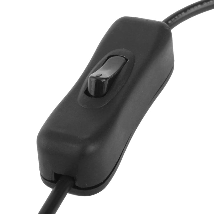 5.5 x 2.1mm Female to 4x Male DC Power Cable Connector with Switch for LED Strip, Length: 30cm