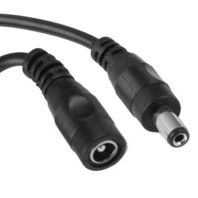 5.5 x 2.1mm DC Power Plug Male to Female Extension Connector Cable with ON / OFF Switch, Length: 30cm