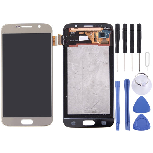 Original LCD Screen and Digitizer Full Assembly for Galaxy S6 / G9200, G920F, G920FD, G920FQ, G920, G920A, G920T, G920S, G920K, G9208, G9208/SS, G9209