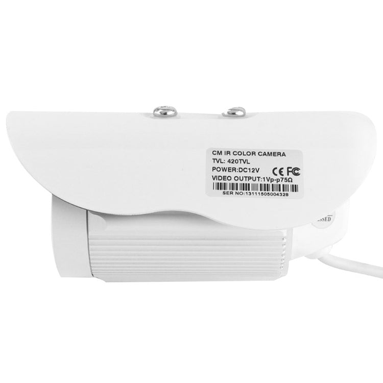 CMOS 420TVL 6mm Lens Metal Material Color Infrared Camera with 36 LED, IR Distance: 20m