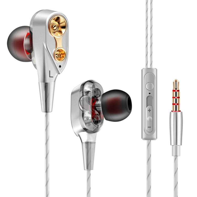 QKZ CK8 HiFi In-ear Four Unit Sports Music Headphones