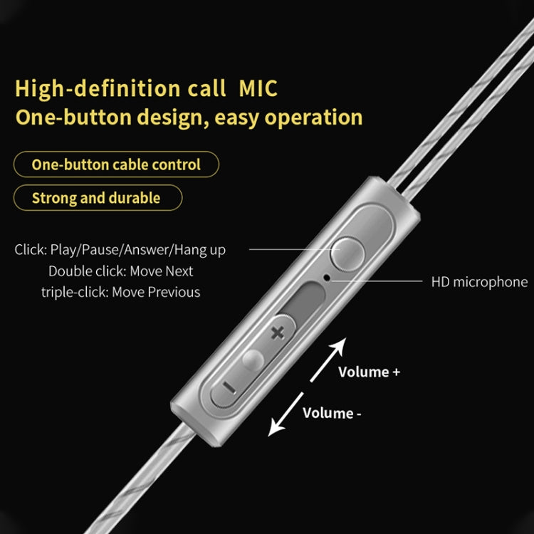 QKZ CK8 HiFi In-ear Four Unit Sports Music Headphones