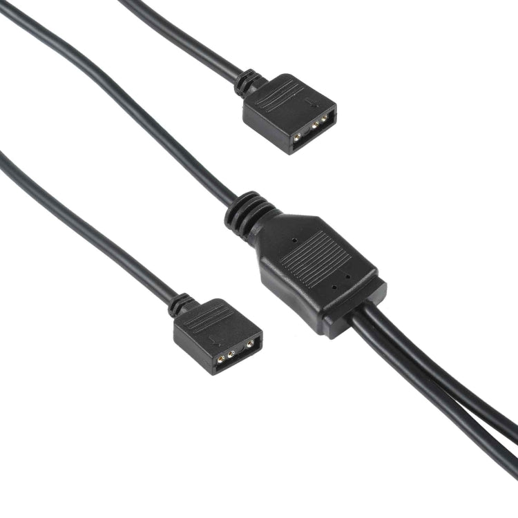 3 Pin 5V 1 to 2 Motherboard AURA RGB PC Cooling Extension Cable for Asus