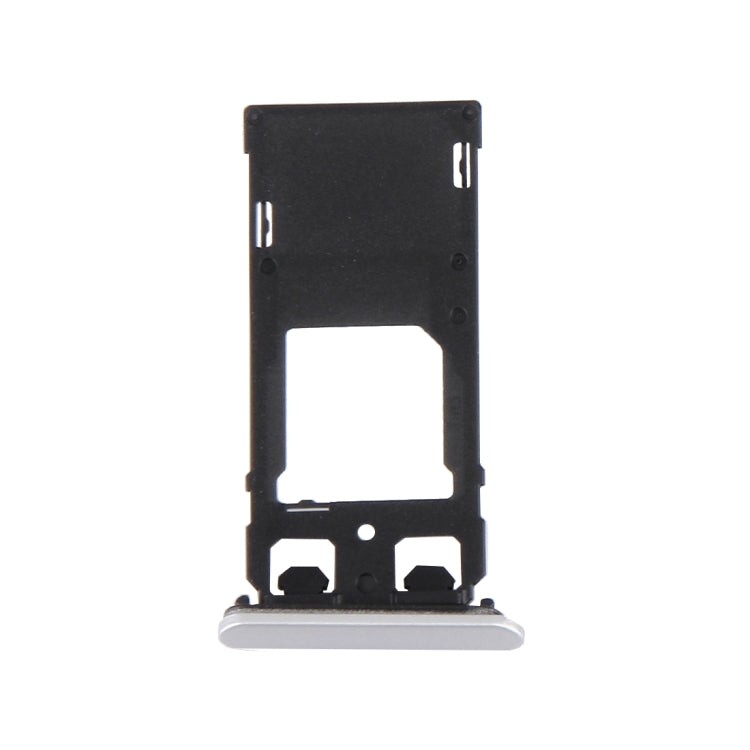 SIM Card Tray + Micro SD / SIM Card Tray + Card Slot Port Dust Plug for Sony Xperia X (Dual SIM Version)
