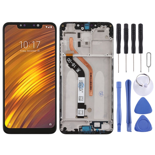 LCD Screen and Digitizer Full Assembly with Frame for Xiaomi Pocophone F1