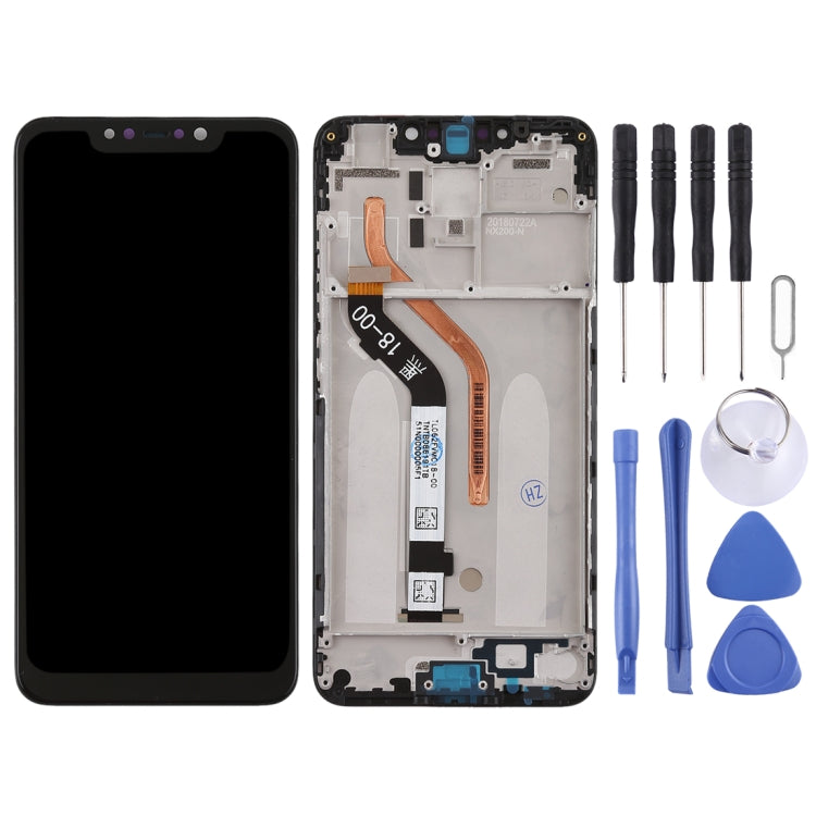 LCD Screen and Digitizer Full Assembly with Frame for Xiaomi Pocophone F1
