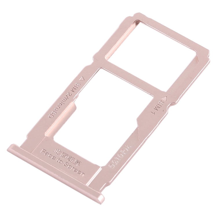 For OPPO R11s Plus SIM Card Tray + SIM Card Tray / Micro SD Card Tray