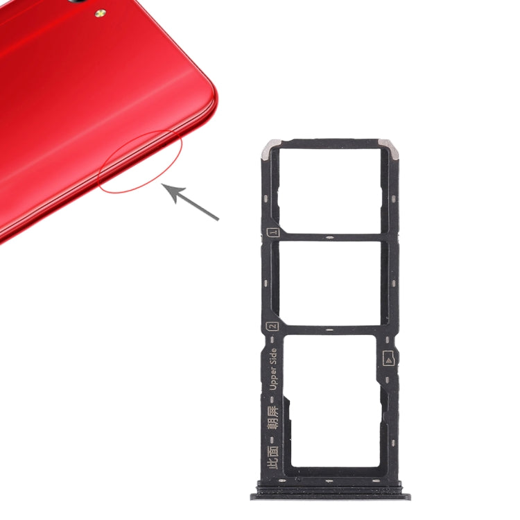 For Vivo Y83 2 x SIM Card Tray + Micro SD Card Tray