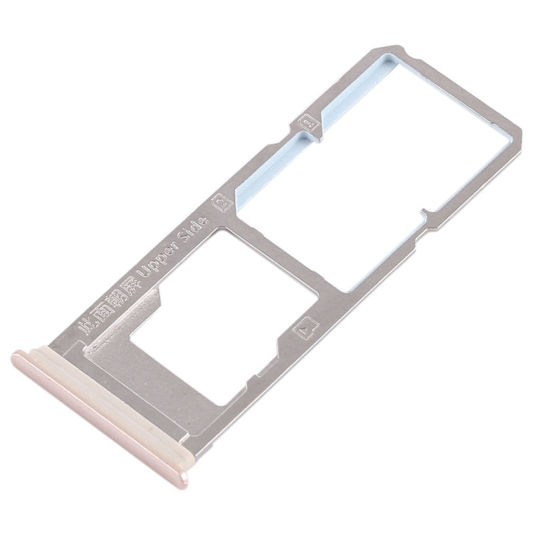 For Vivo Y79 2 x SIM Card Tray + Micro SD Card Tray
