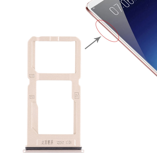 For Vivo X20 Plus SIM Card Tray + SIM Card Tray / Micro SD Card Tray
