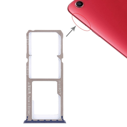 For OPPO A1 2 x SIM Card Tray + Micro SD Card Tray