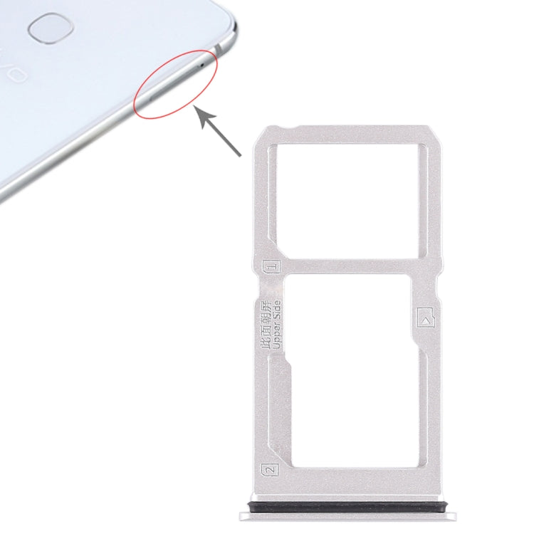 For Vivo X21i SIM Card Tray + SIM Card Tray / Micro SD Card Tray