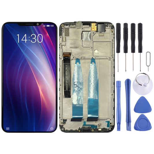 LCD Screen and Digitizer Full Assembly with Frame for Meizu X8