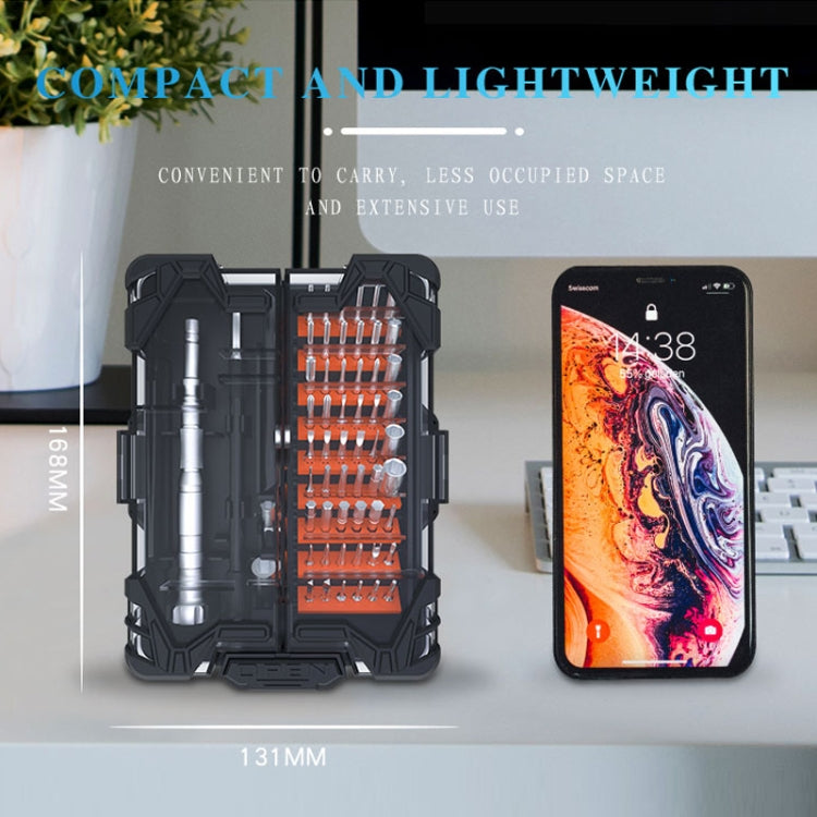 JAKEMY JM-8163 62 in 1 Multi-functional Screwdriver Set Repair Tool