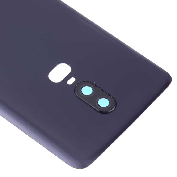 For OnePlus 6 Frosted Battery Back Cover with Camera Lens