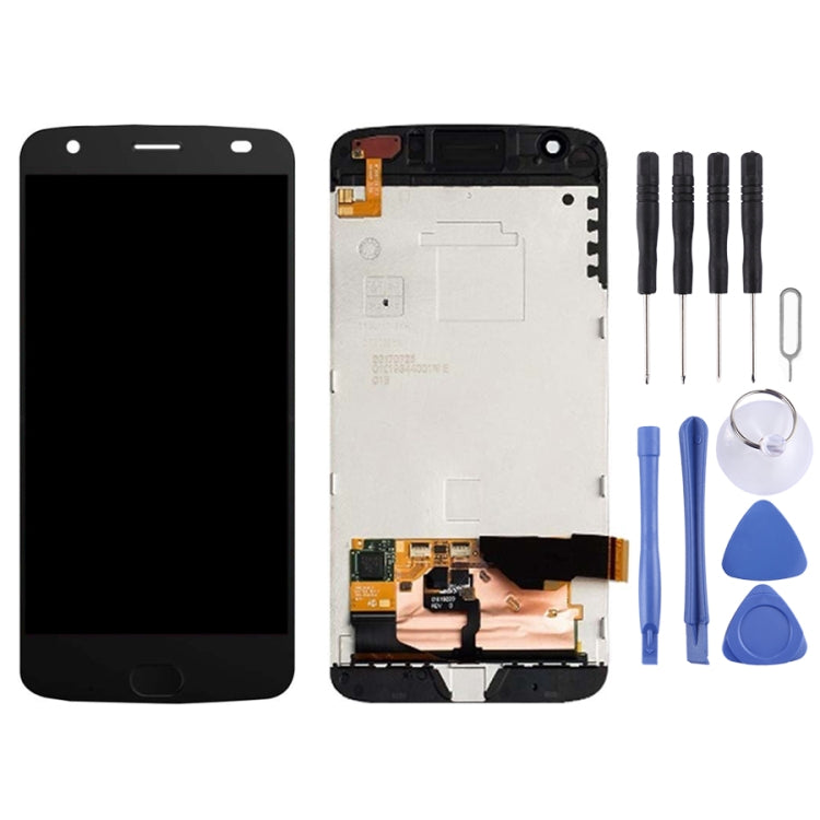LCD Screen and Digitizer Full Assembly with Frame for Motorola Moto Z2 Force XT1789
