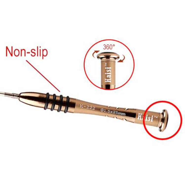 Kaisi K-222 Precision Screwdrivers Professional Repair Opening Tool for Mobile Phone Tablet PC (Five star: 0.8)