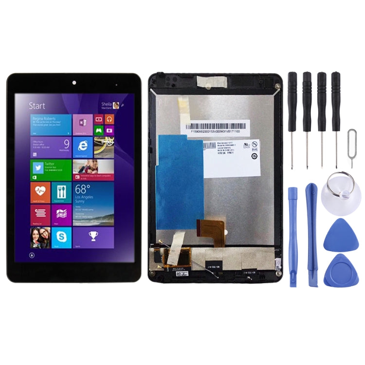 LCD Screen and Digitizer Full Assembly with Frame for Lenovo Miix 3-830