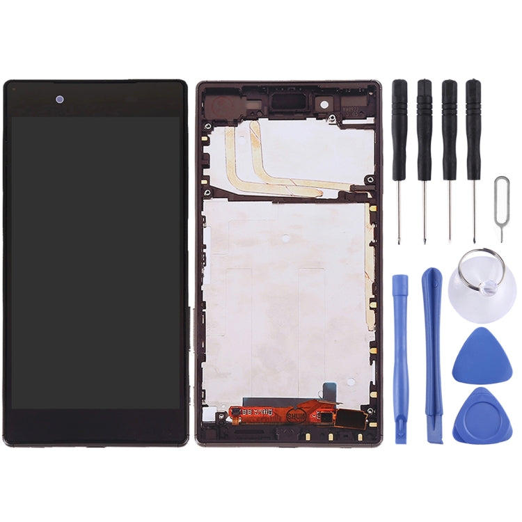LCD Screen and Digitizer Full Assembly with Frame for Sony Xperia Z5
