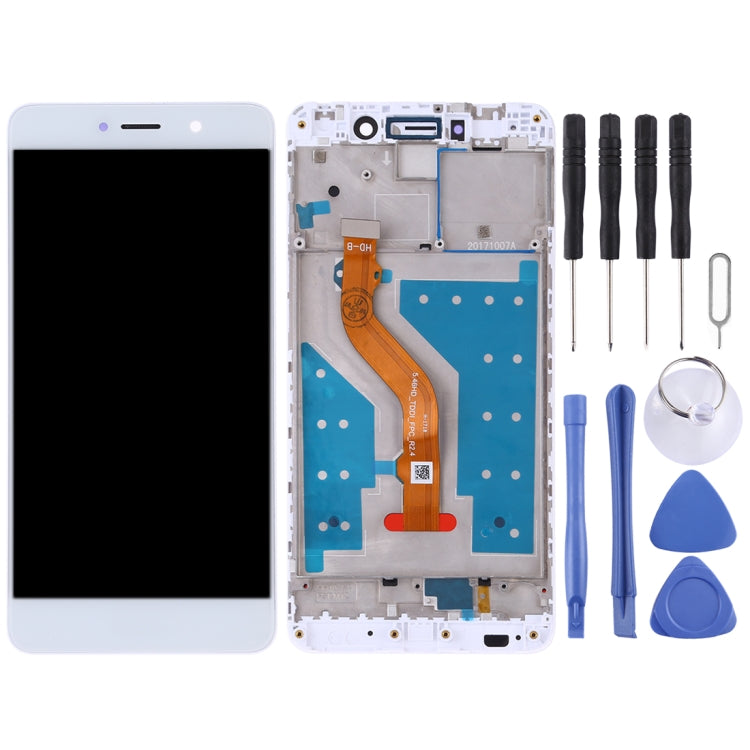 LCD Screen and Digitizer Full Assembly with Frame for Huawei Y7 (2017)