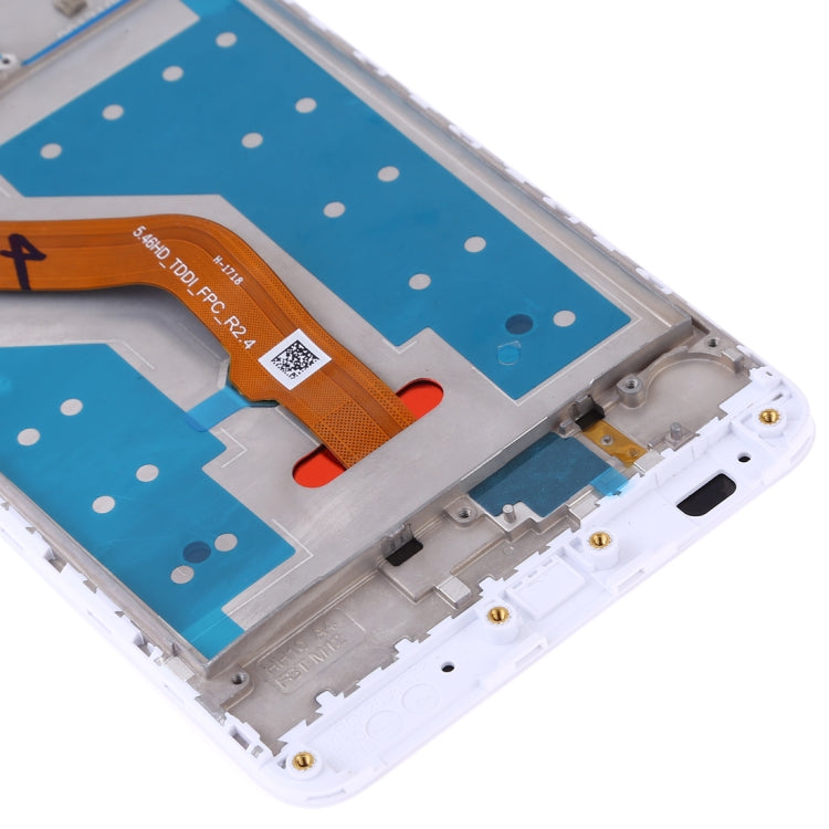 LCD Screen and Digitizer Full Assembly with Frame for Huawei Y7 (2017)