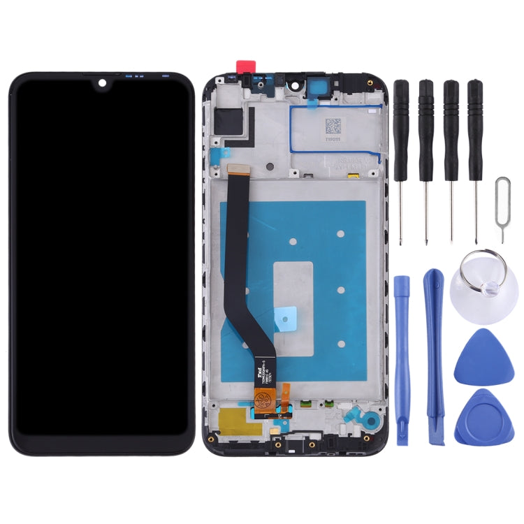 LCD Screen and Digitizer Full Assembly with Frame for Huawei Y7 Prime (2019)