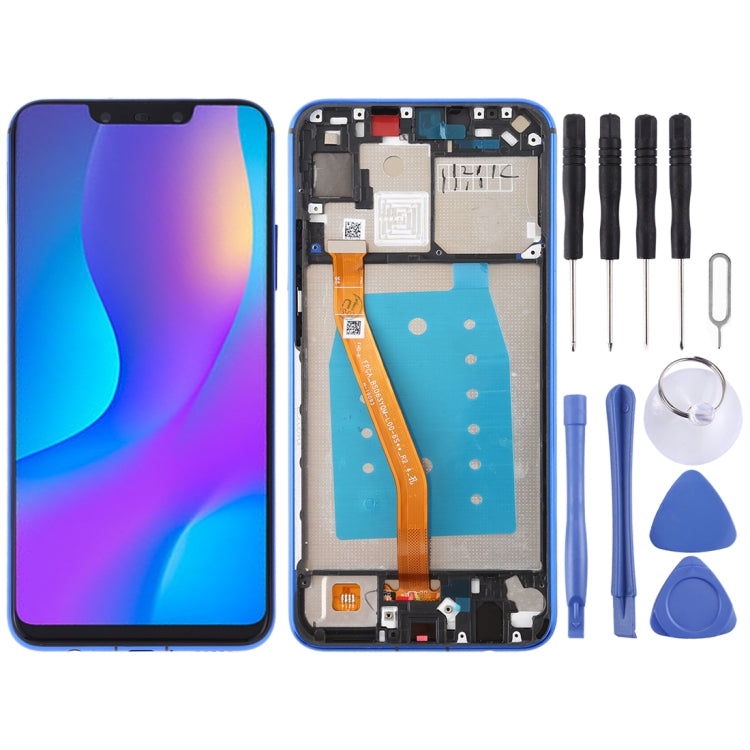 LCD Screen and Digitizer Full Assembly with Frame for Huawei Nova 3i