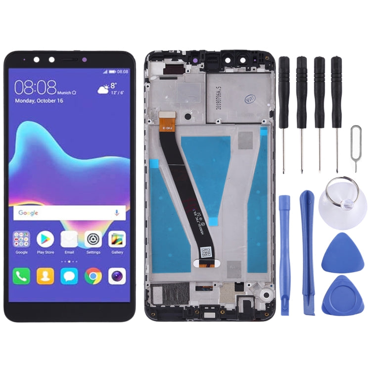 LCD Screen and Digitizer Full Assembly with Frame for Huawei Enjoy 8 Plus