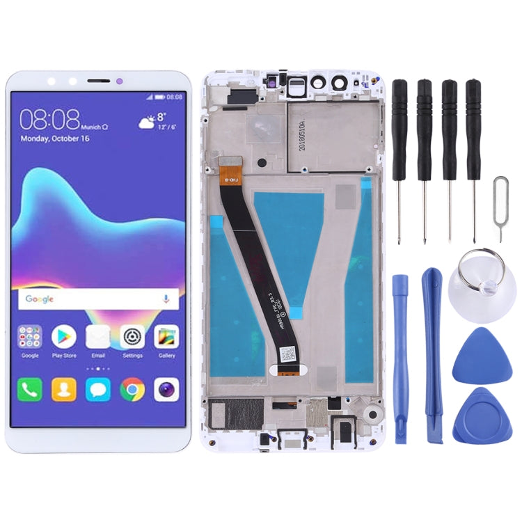 LCD Screen and Digitizer Full Assembly with Frame for Huawei Enjoy 8 Plus