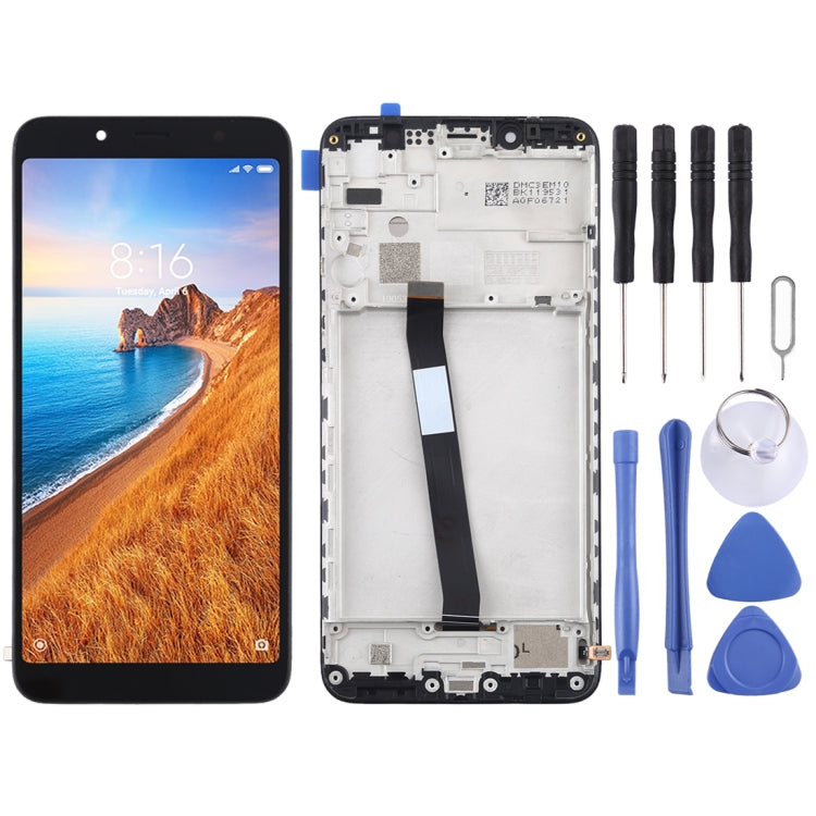 LCD Screen and Digitizer Full Assembly with Frame for Xiaomi Redmi 7A