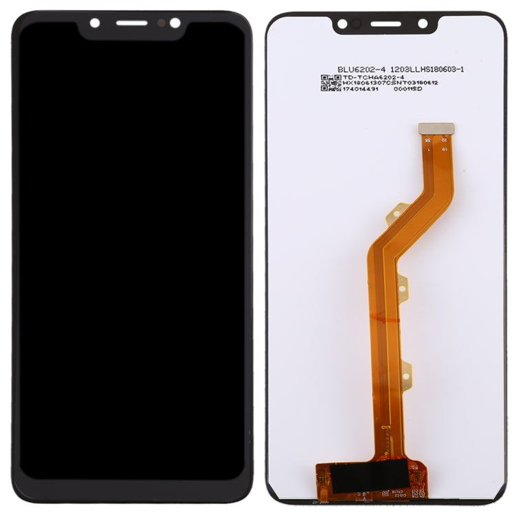 LCD Screen and Digitizer Full Assembly for Infinix Hot 7 X624