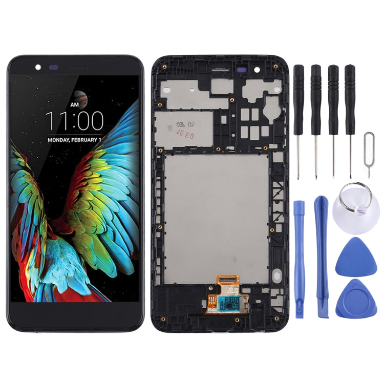 LCD Screen and Digitizer Full Assembly with Frame for LG K30 / K10 (2018) / X410, For LG K10 (2018)