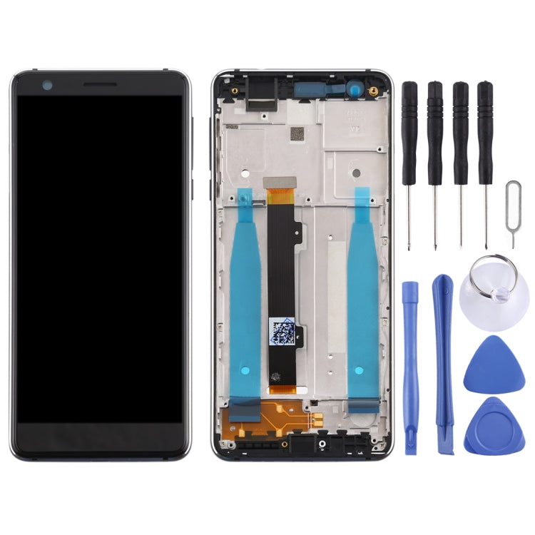LCD Screen and Digitizer Full Assembly with Frame & Side Keys for Nokia 3.1 TA-1049 TA-1057 TA-1063 TA-1070