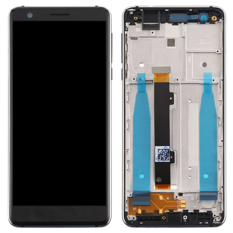 LCD Screen and Digitizer Full Assembly with Frame & Side Keys for Nokia 3.1 TA-1049 TA-1057 TA-1063 TA-1070