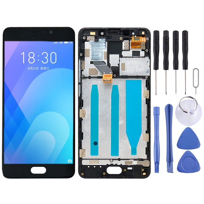 LCD Screen and Digitizer Full Assembly with Frame for Meizu M6 Note