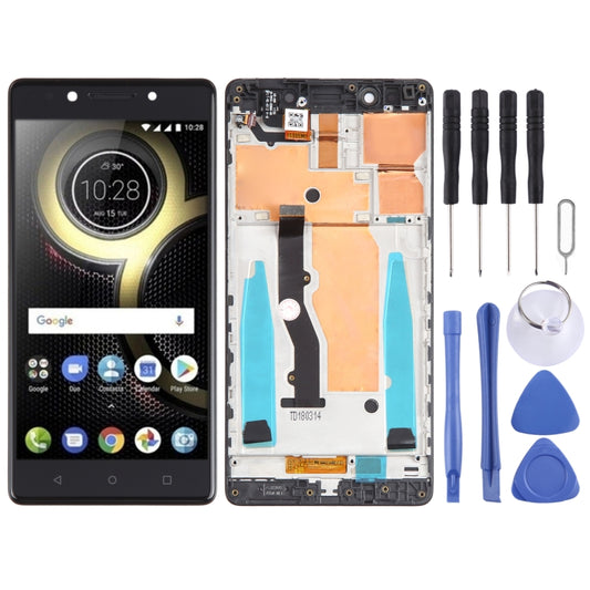 LCD Screen and Digitizer Full Assembly with Frame for Lenovo K8 Note XT1902-3