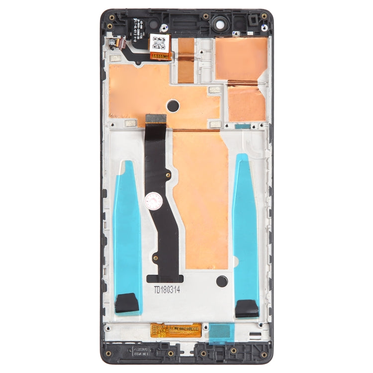 LCD Screen and Digitizer Full Assembly with Frame for Lenovo K8 Note XT1902-3