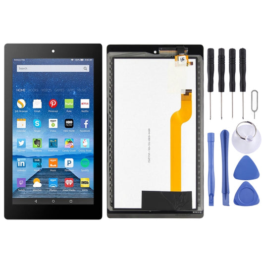 LCD Screen and Digitizer Full Assembly for Amazon Kindle Fire 7th HD 7 2017 HD7 SR043KL&#160;