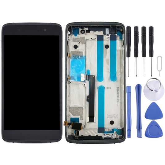 LCD Screen and Digitizer Full Assembly with Frame for BlackBerry DTEK50