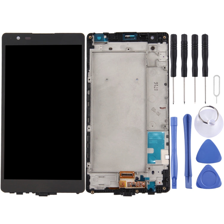 LCD Screen and Digitizer Full Assembly with Frame for LG X Power / K220 , For LG X Power