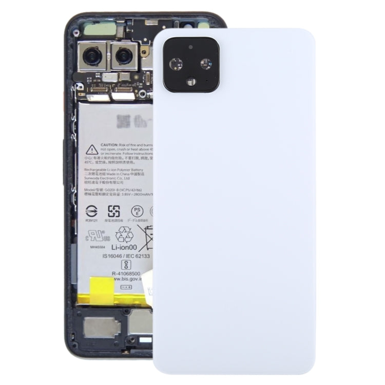 Battery Back Cover with Camera Lens Cover for Google Pixel 4