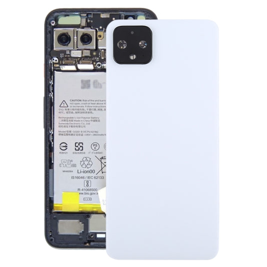 Battery Back Cover with Camera Lens Cover for Google Pixel 4